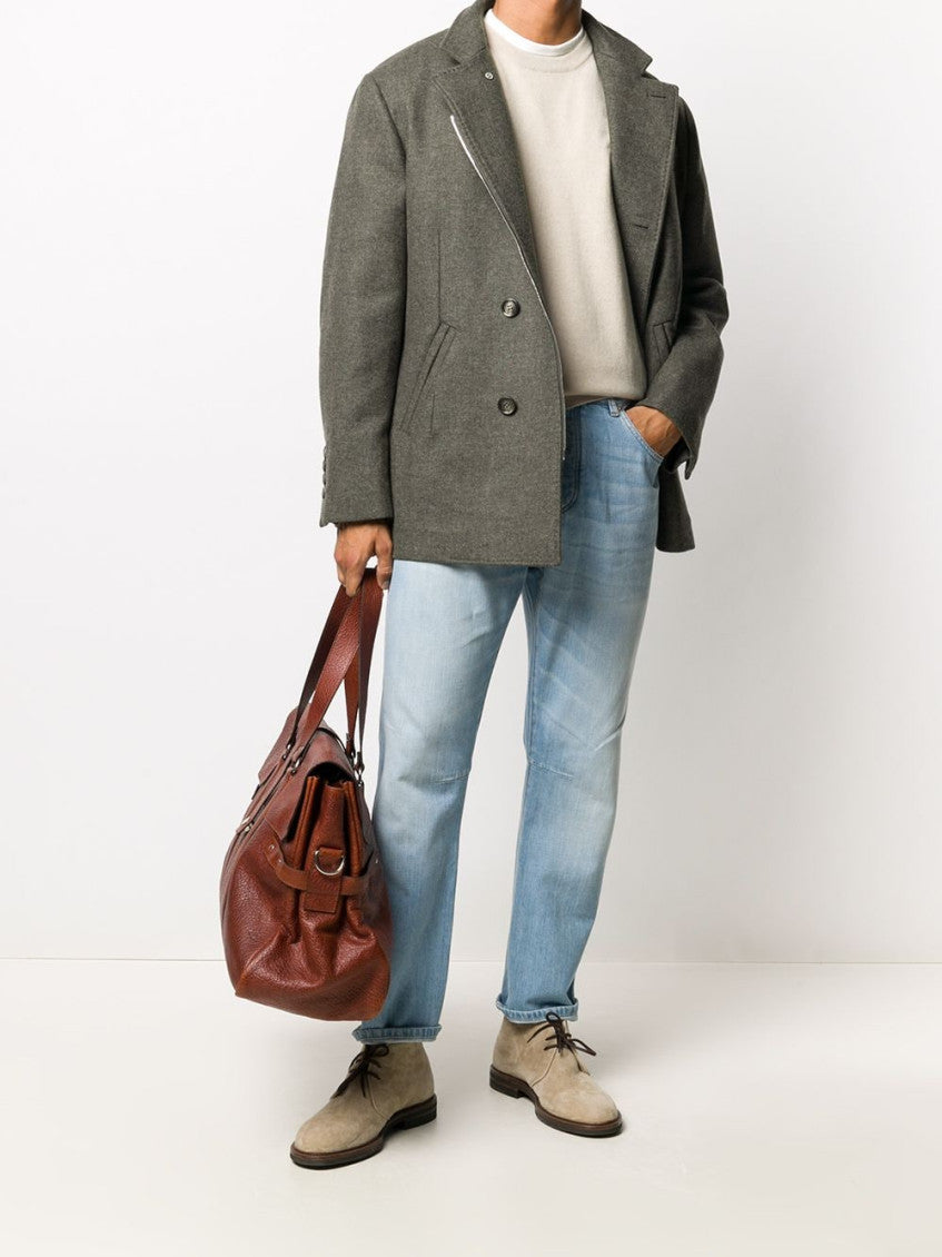 Beige Round Neck Sweater 5