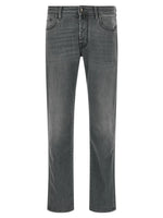 Grey Slim Mid Rise Jeans 1