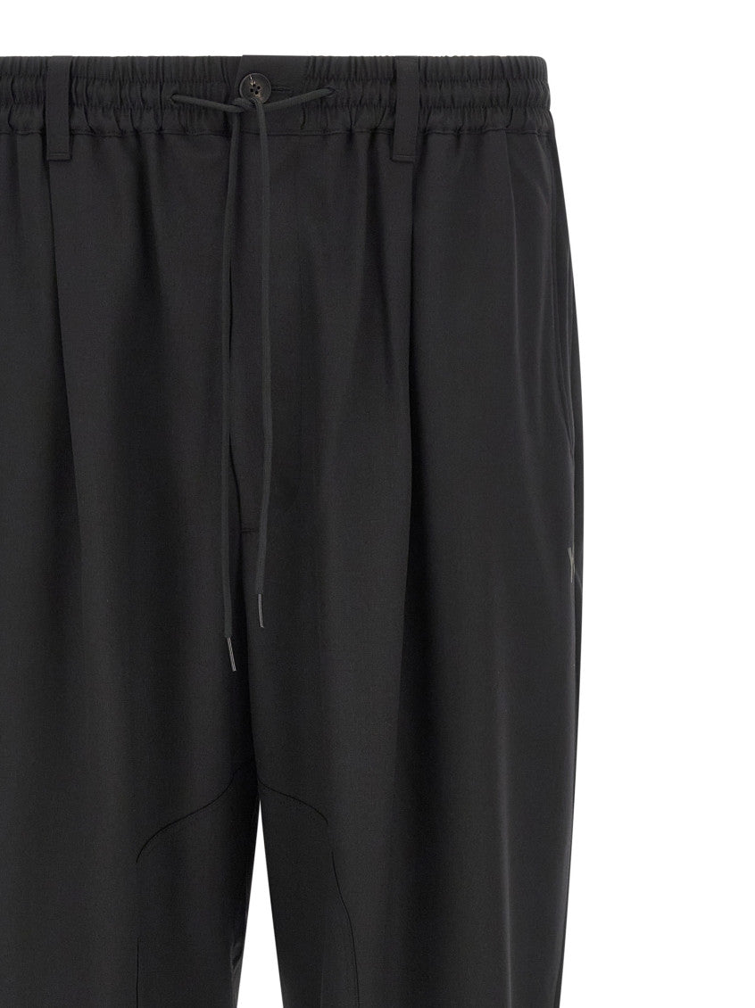 Black Relaxed Drawstring Pants 3