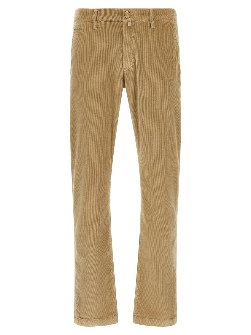 Beige Slim Chinos Pants 1