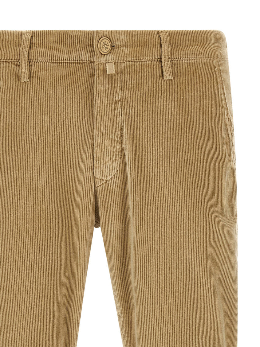 Beige Slim Chinos Pants 3