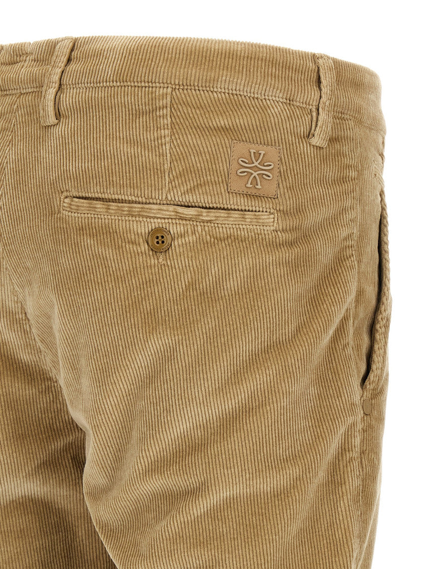 Beige Slim Chinos Pants 4