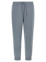 Grey Drawstring Logo Joggers 1