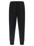 Black Drawstring Logo Joggers 1