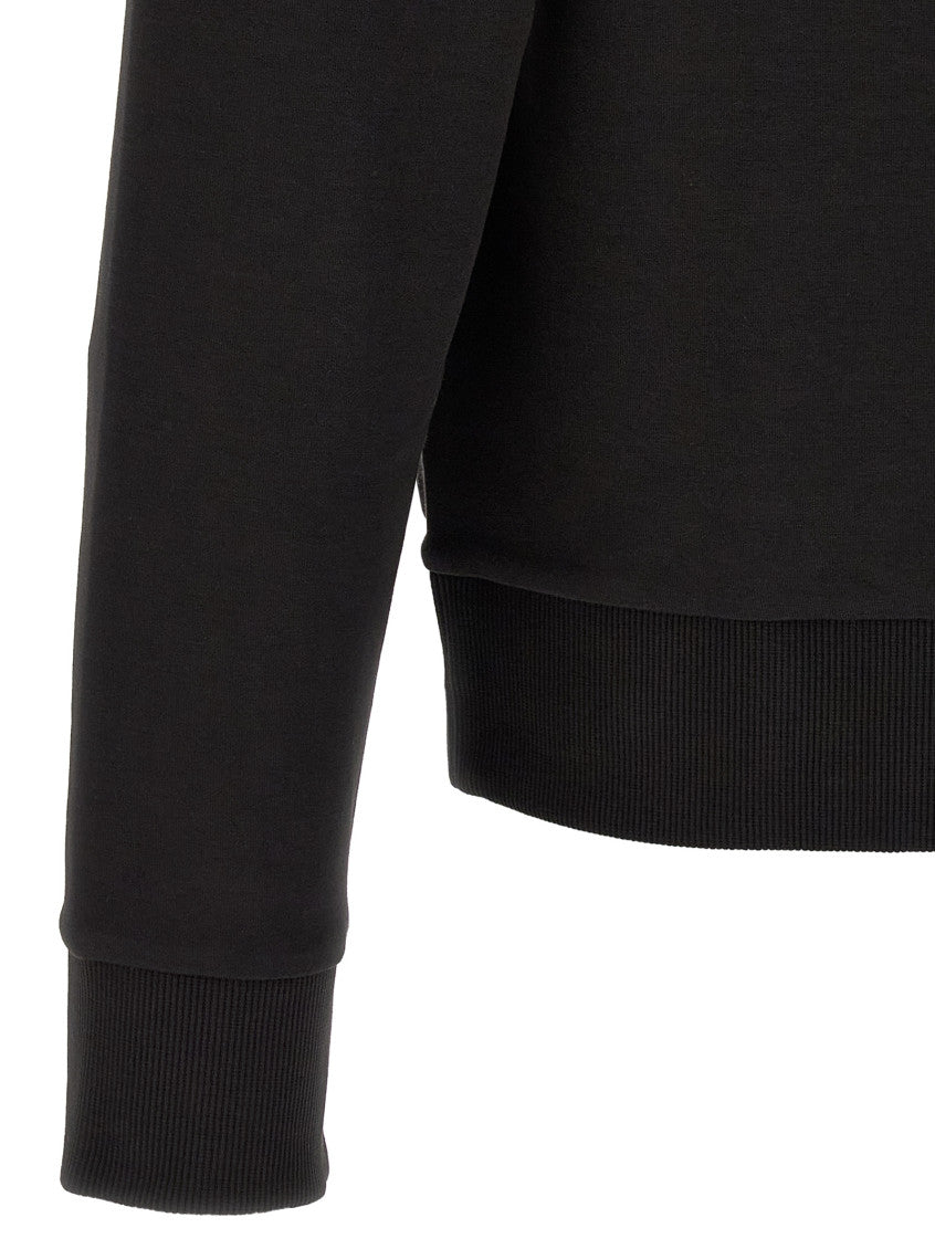 Black Regular Logo Hoodie 4