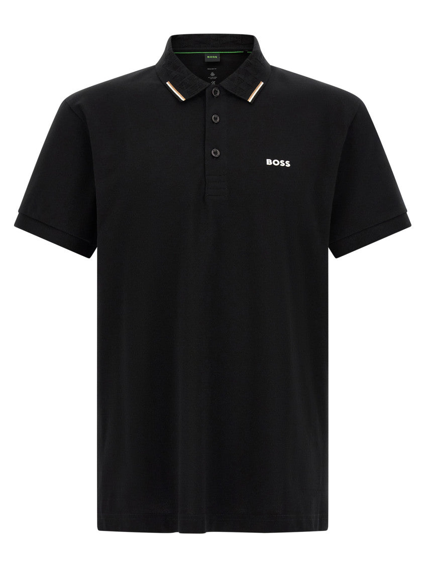 Black Shirt Collar Polo 1