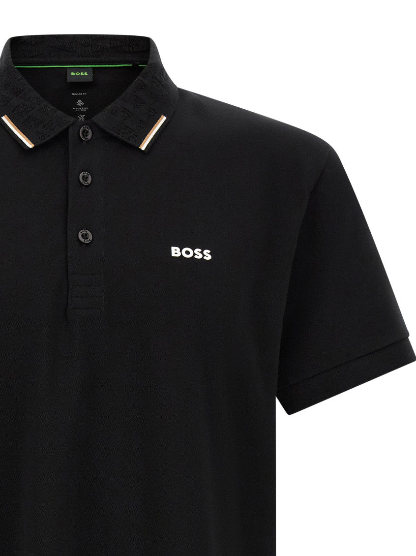 Black Shirt Collar Polo 3