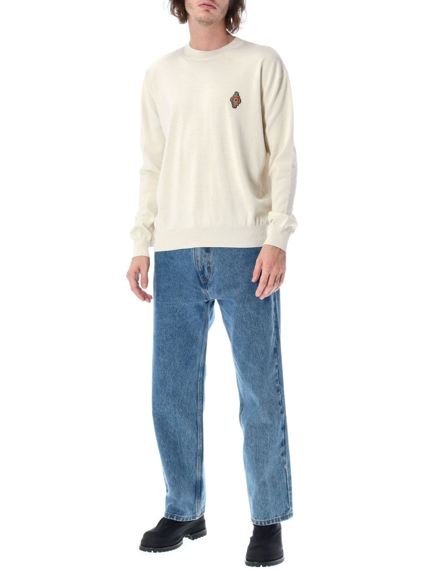 White Crew Neck Sweater 2