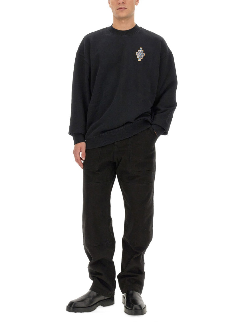 Black Crew Neck Sweatshirt 2
