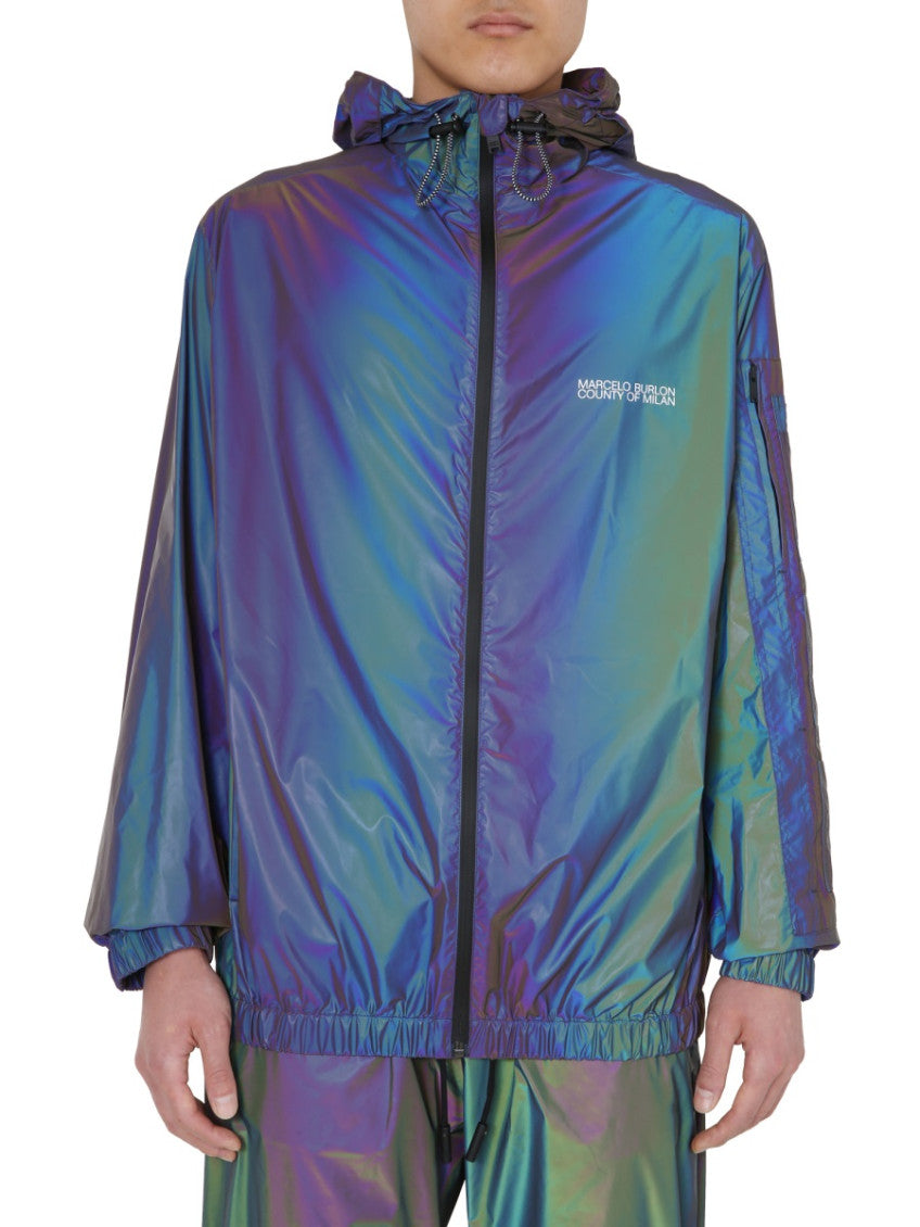 Multicolor Logo Hood Jacket 1