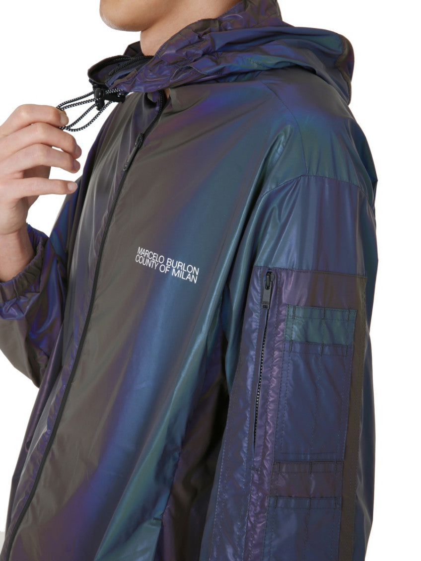 Multicolor Logo Hood Jacket 4