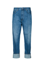 Blue Mid Rise Jeans 1