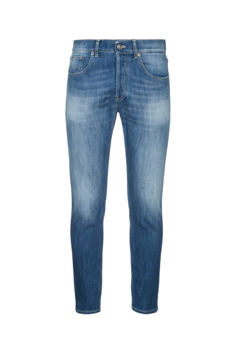 Blue Mid Rise Jeans 1