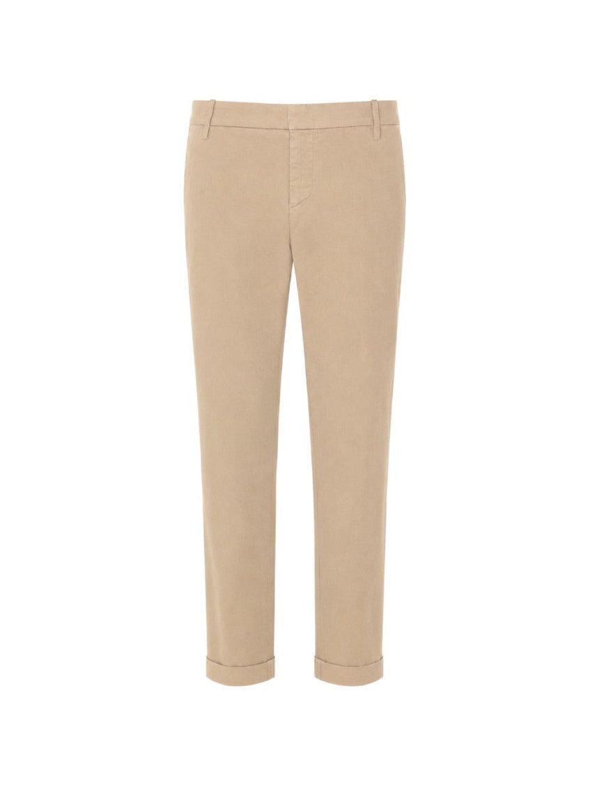 Beige Tailored Chino Pants 1