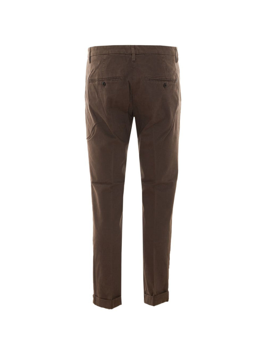 Brown Slim Chino Pants 2