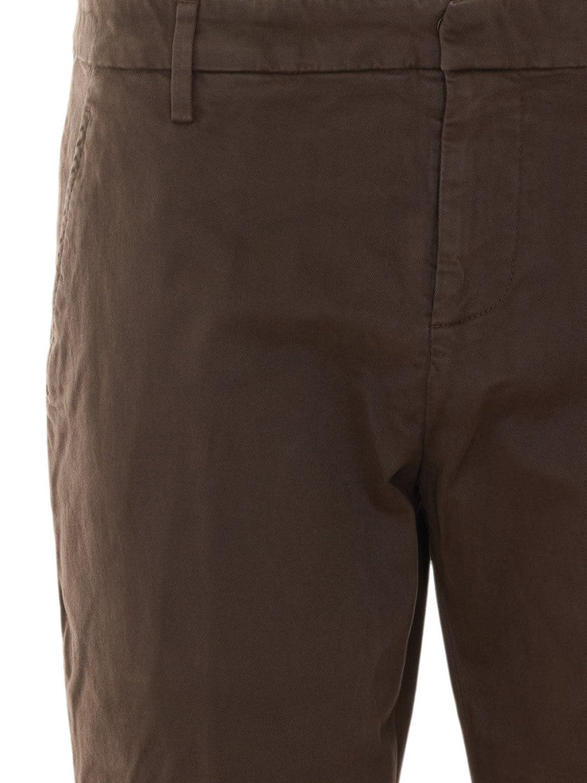 Brown Slim Chino Pants 3