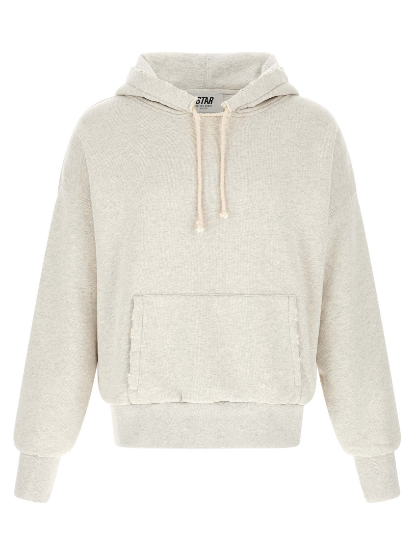 Grey Distressed Hoodie 1