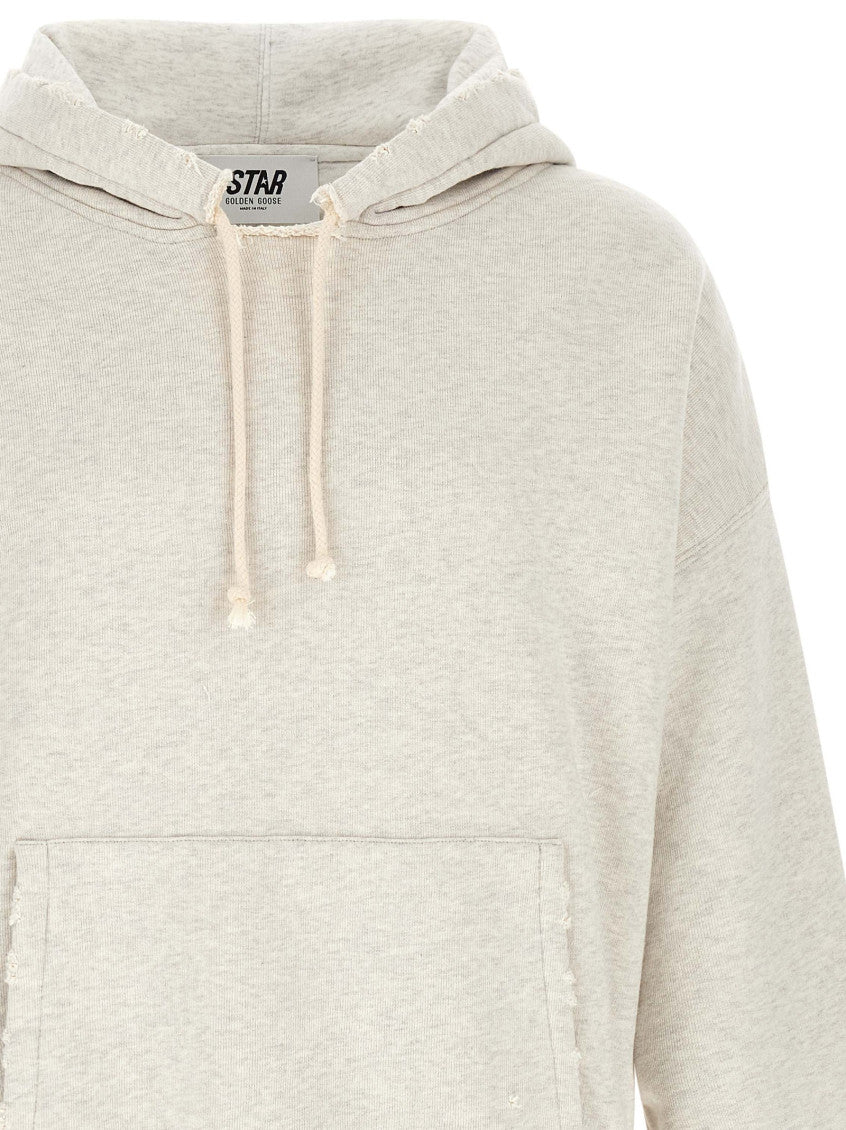 Grey Distressed Hoodie 3