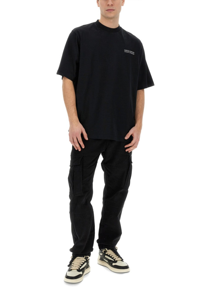 Black Regular Cargo Pants 2