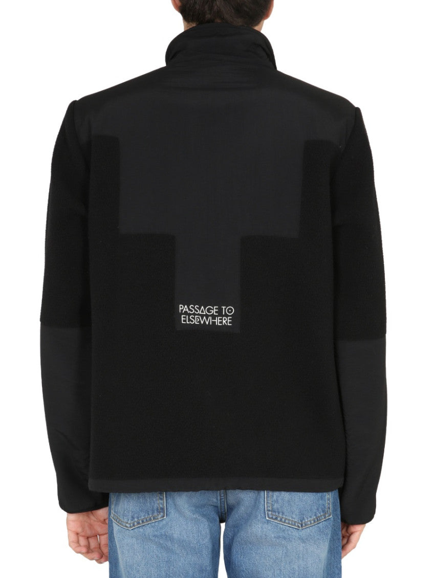 Black Mock Collar Jacket 3