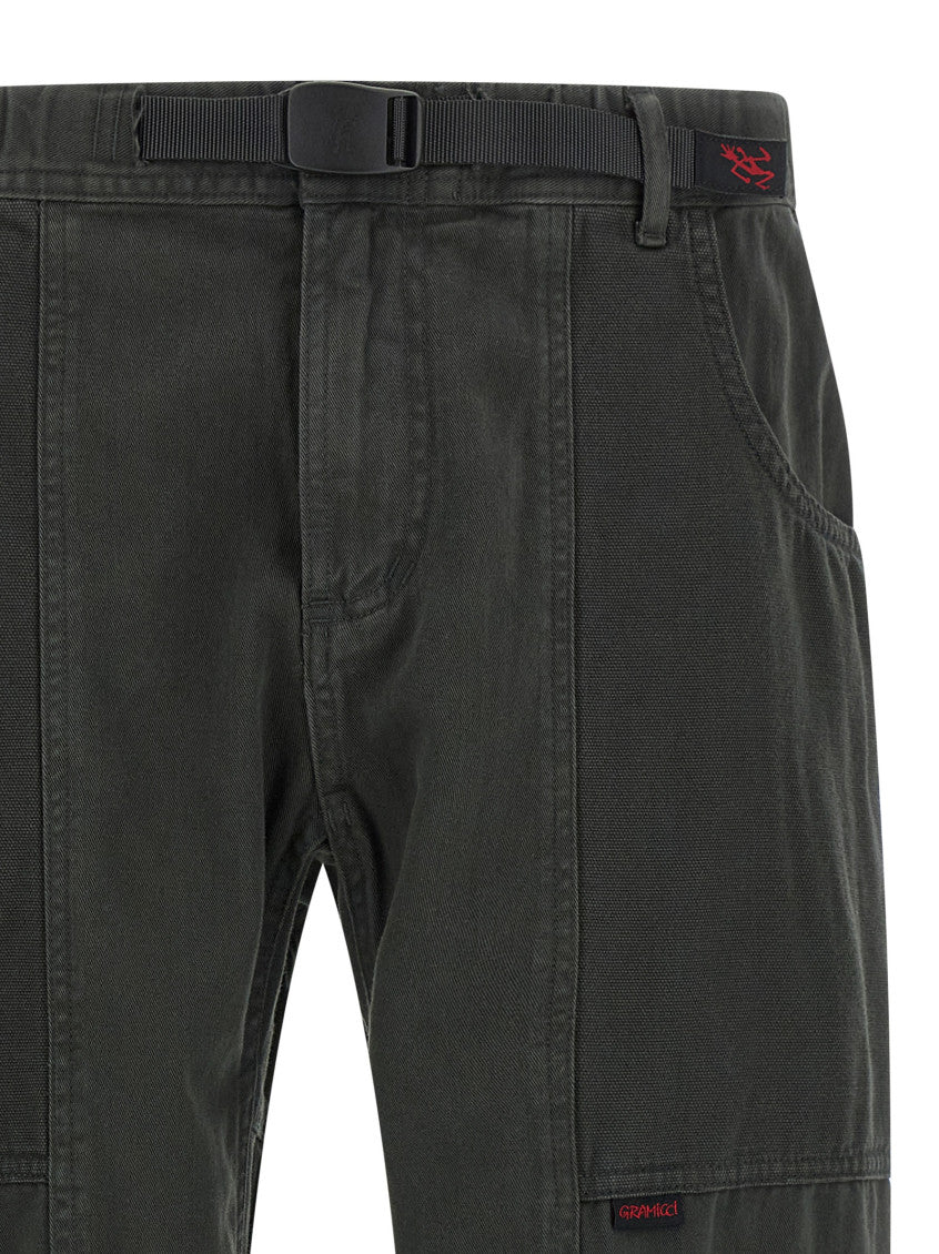 Grey Slim Cargo Pants 3