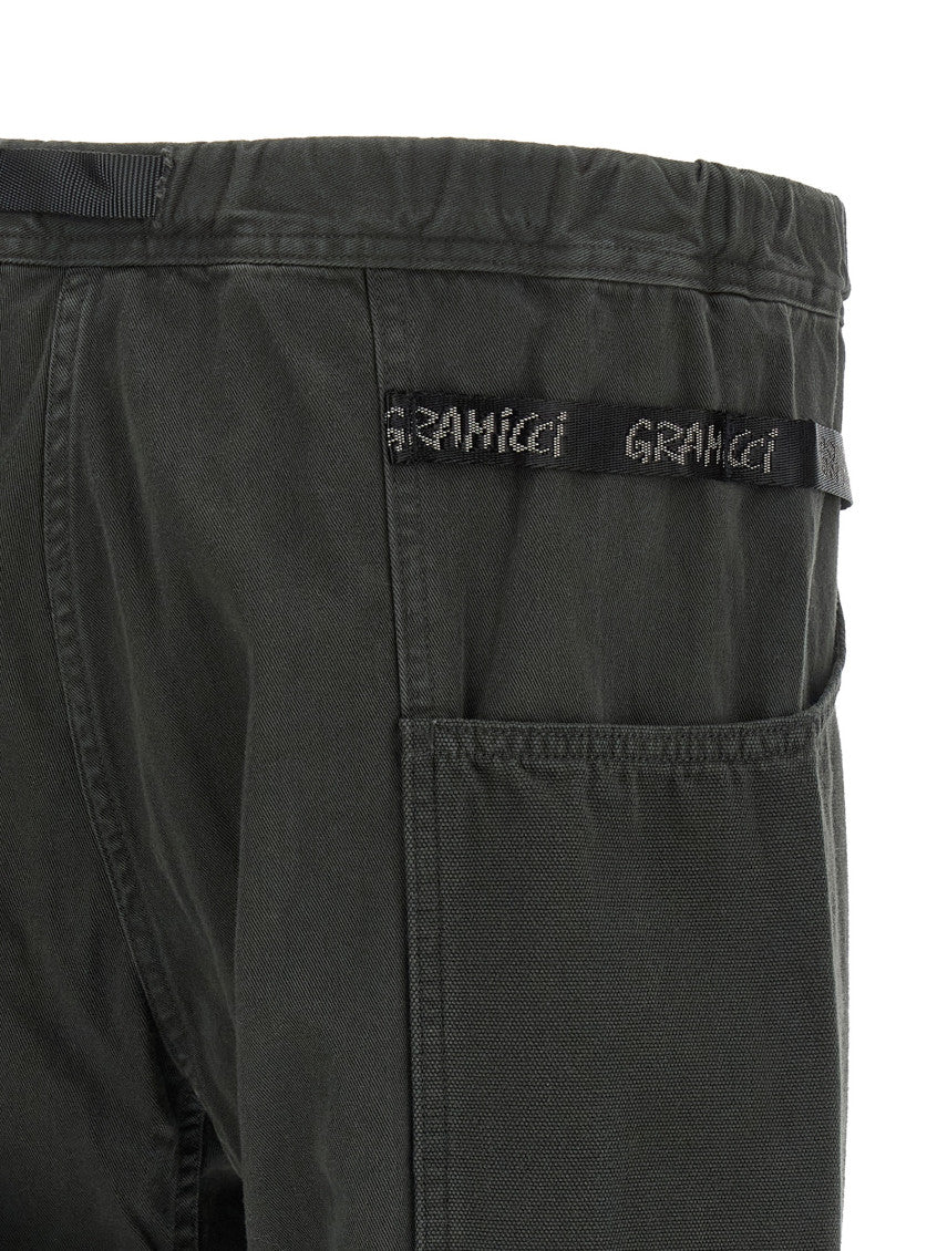 Grey Slim Cargo Pants 4