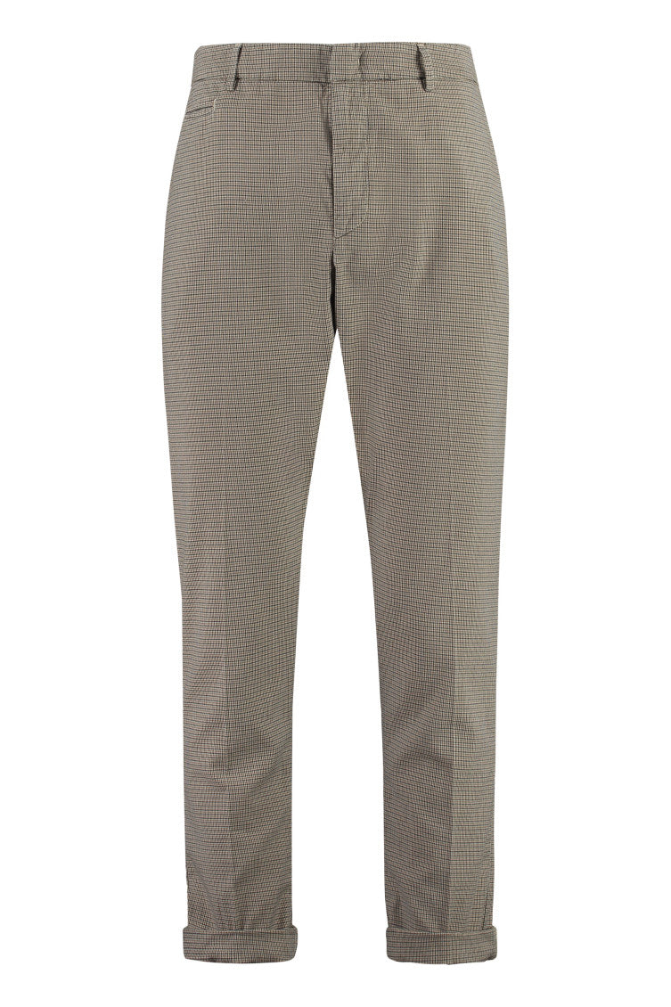 Beige Tapered Chino Pants 1