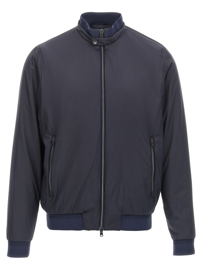 Dark Blue Solid Jacket 1