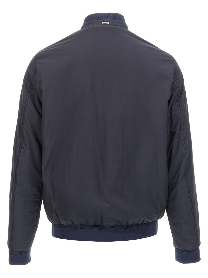 Dark Blue Solid Jacket 2