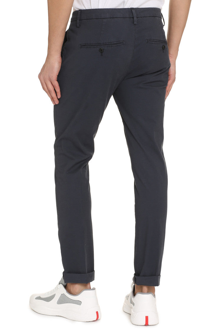 Blue Slim Chino Pants 4
