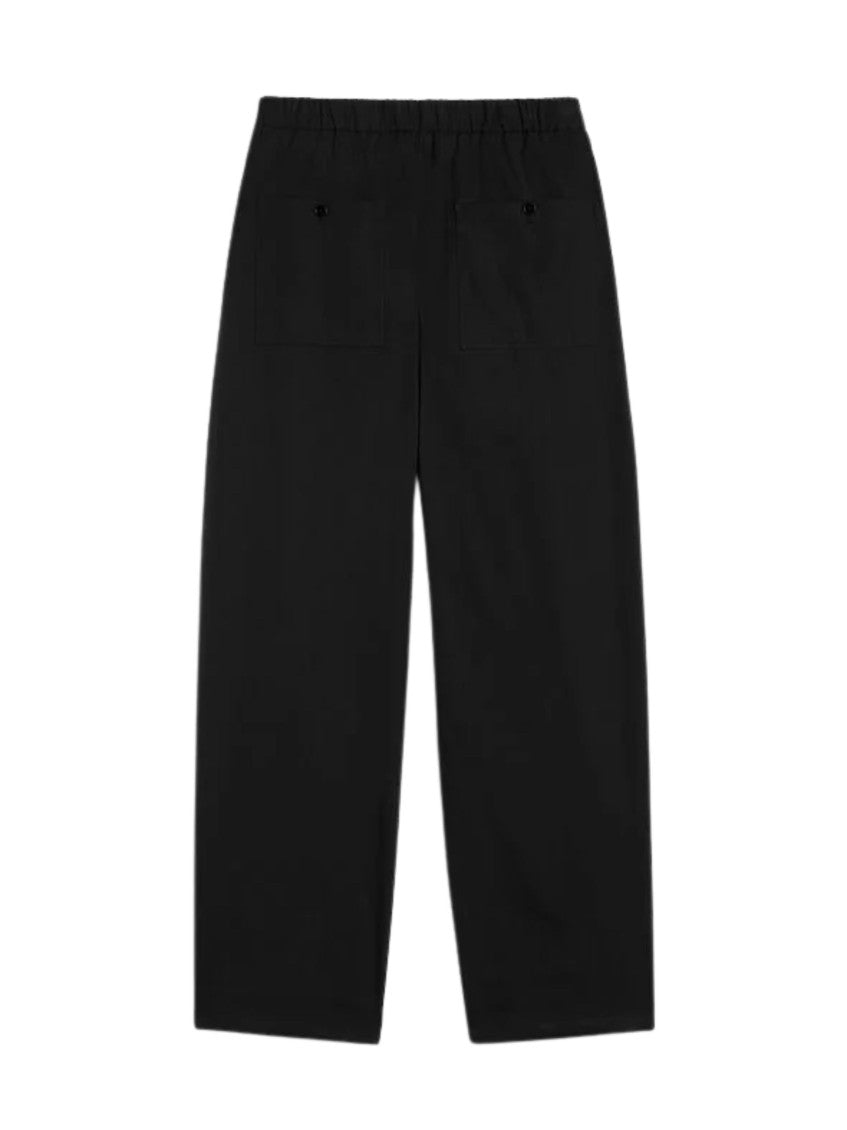 Black Drawstring Cargo Trousers 2