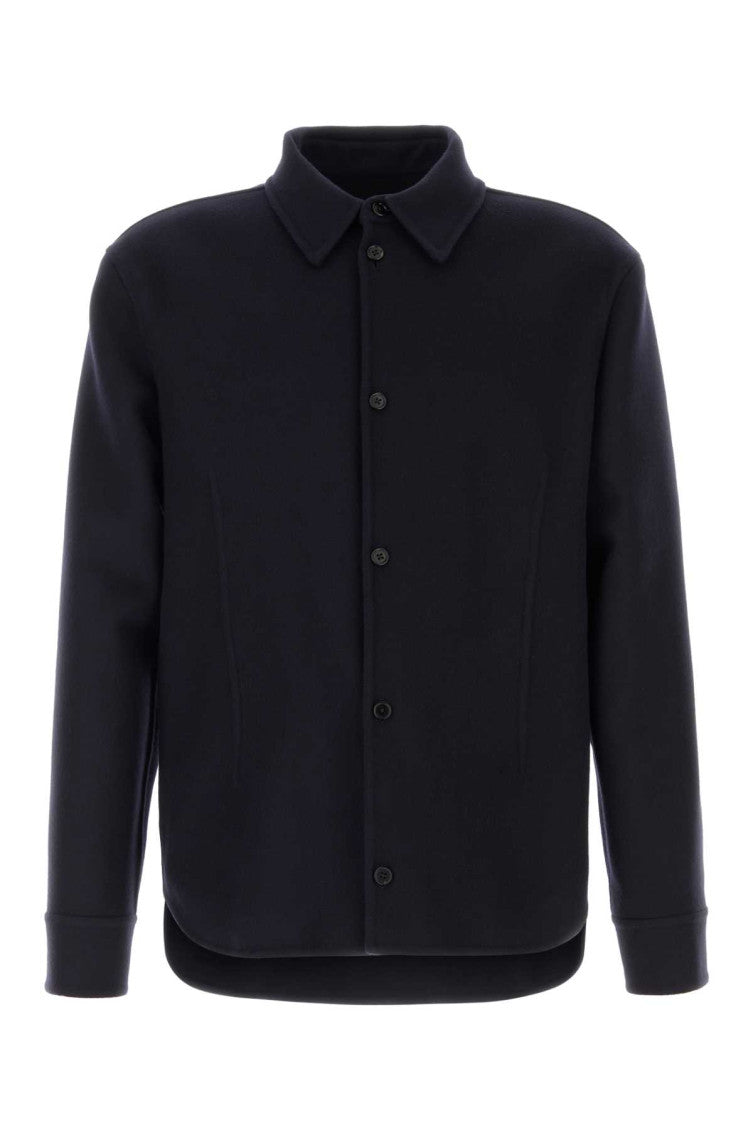 Dark Blue Regular Overshirt 1