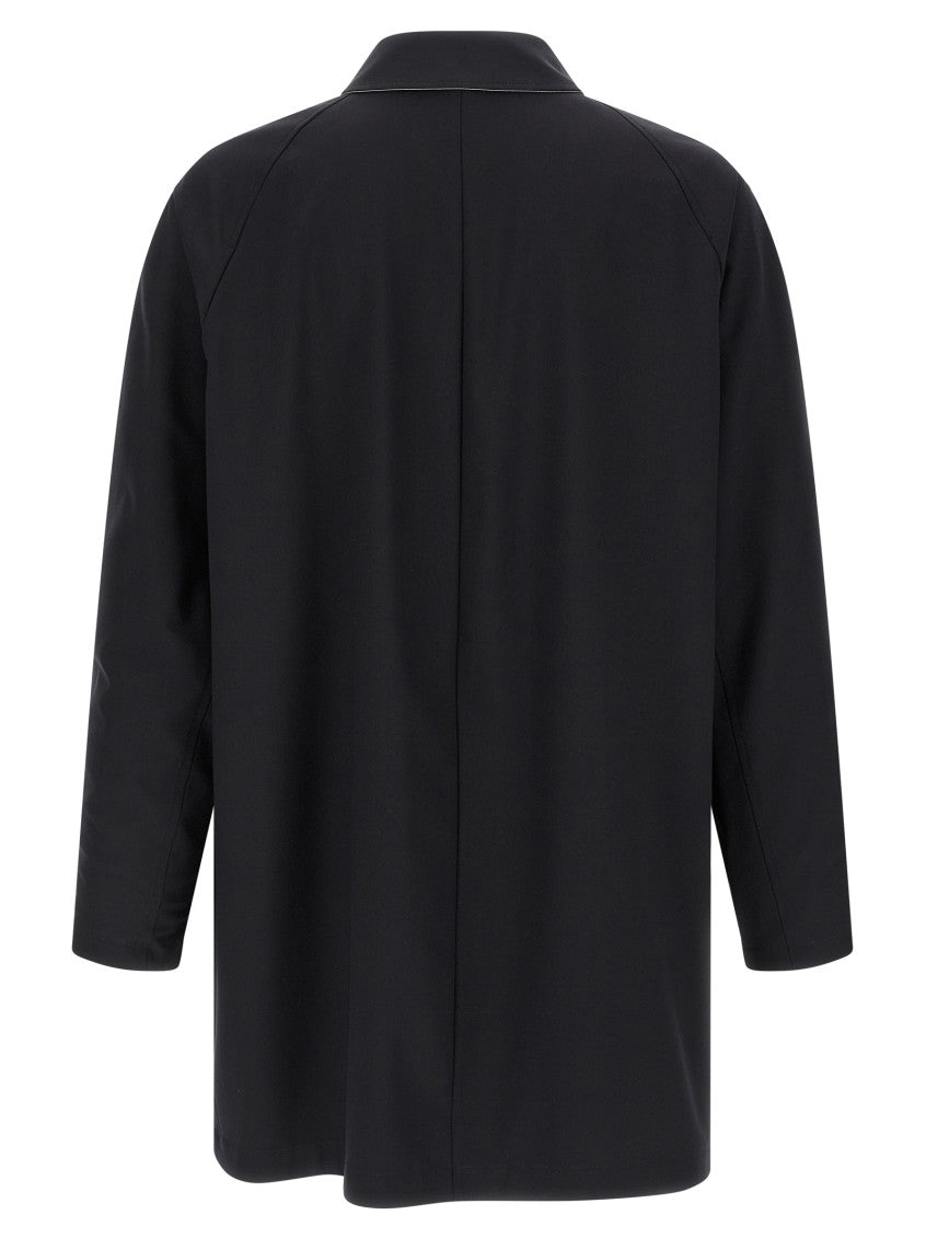 Black Solid Reversible Jacket 2