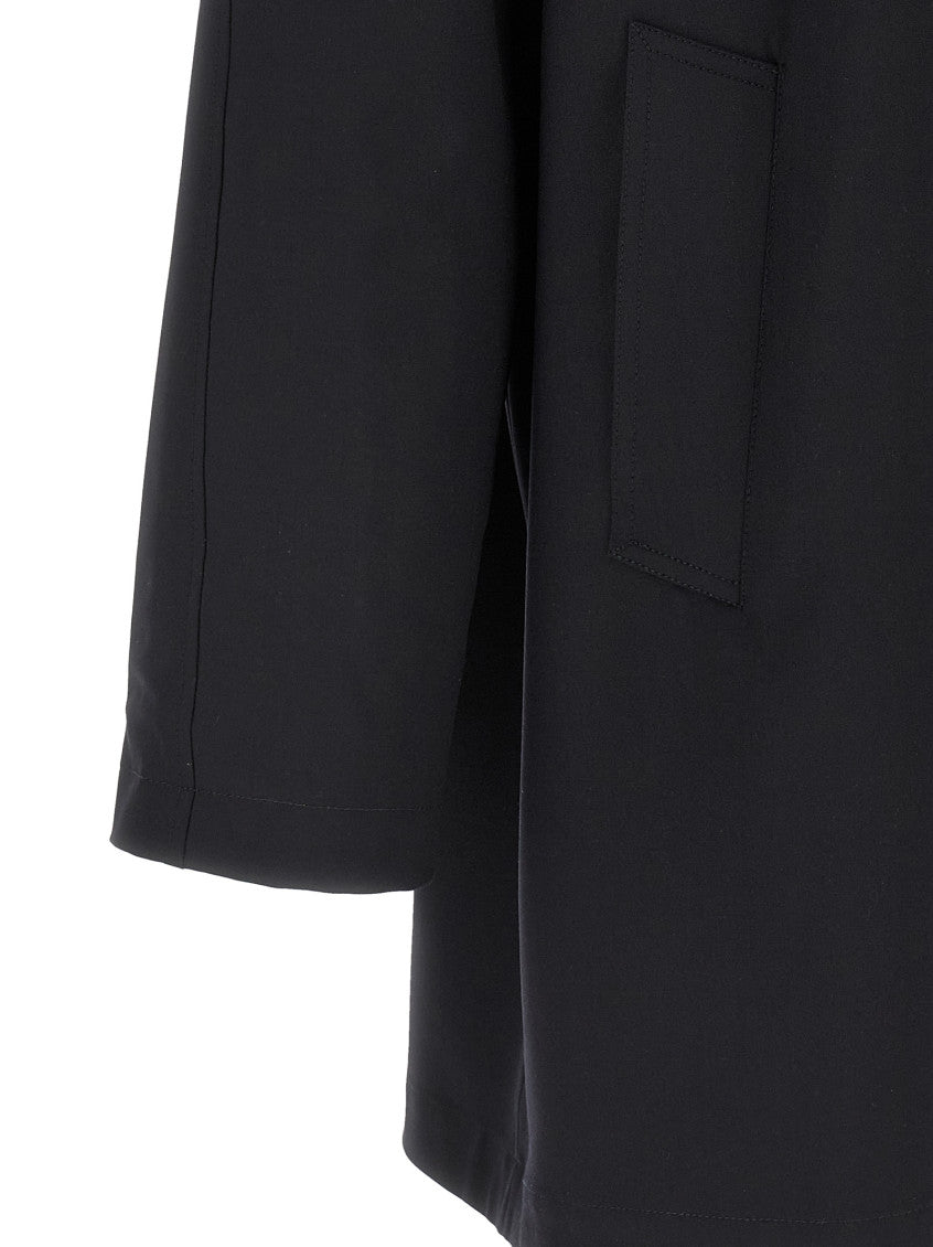 Black Solid Reversible Jacket 4