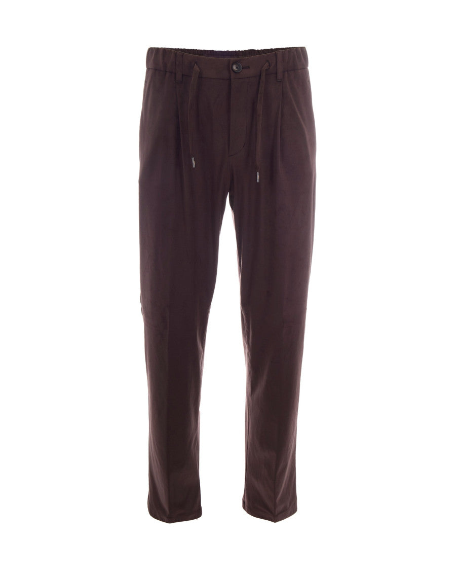 Dark Brown Regular Trousers 1
