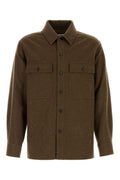 Khaki Regular Solid Shirt 1