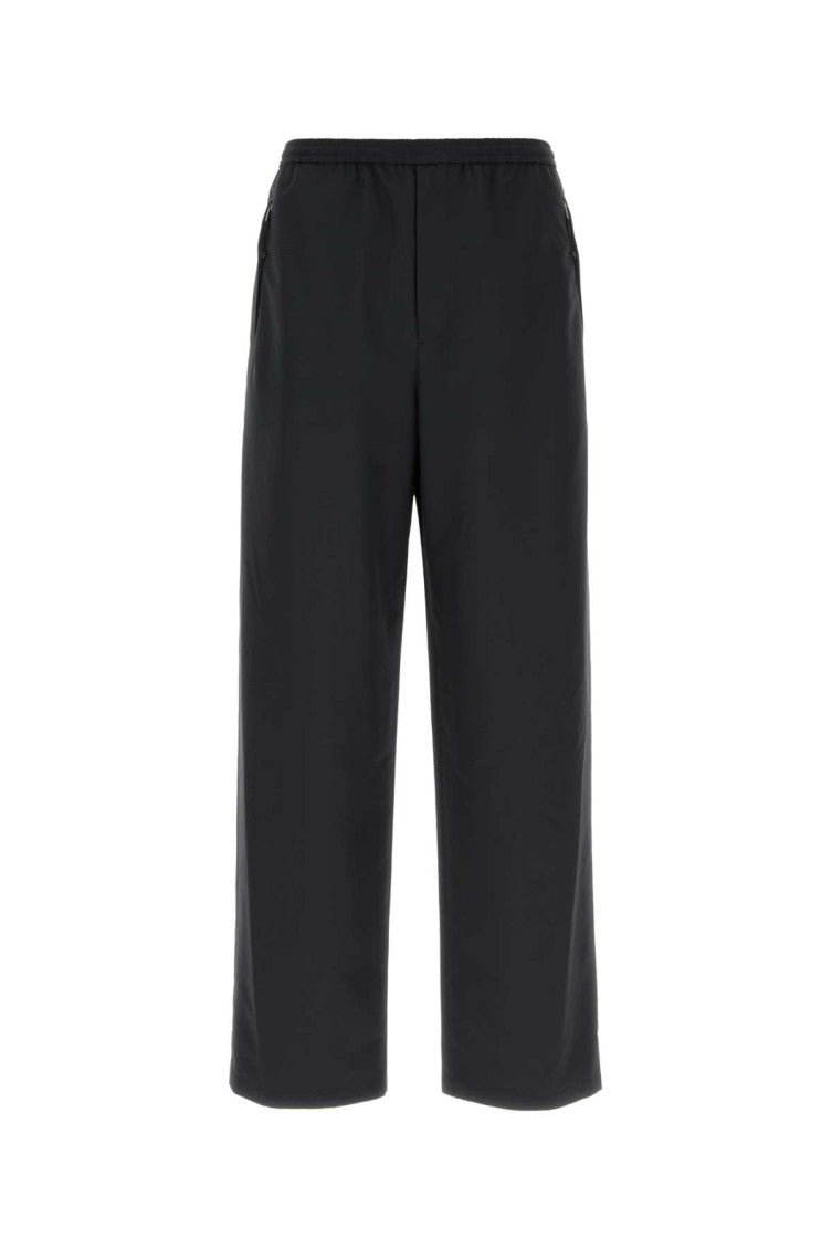 Black Straight Trousers 1
