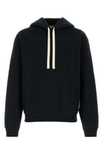 Black Regular Solid Hoodie 1
