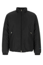 Black Mock Collar Jacket 1