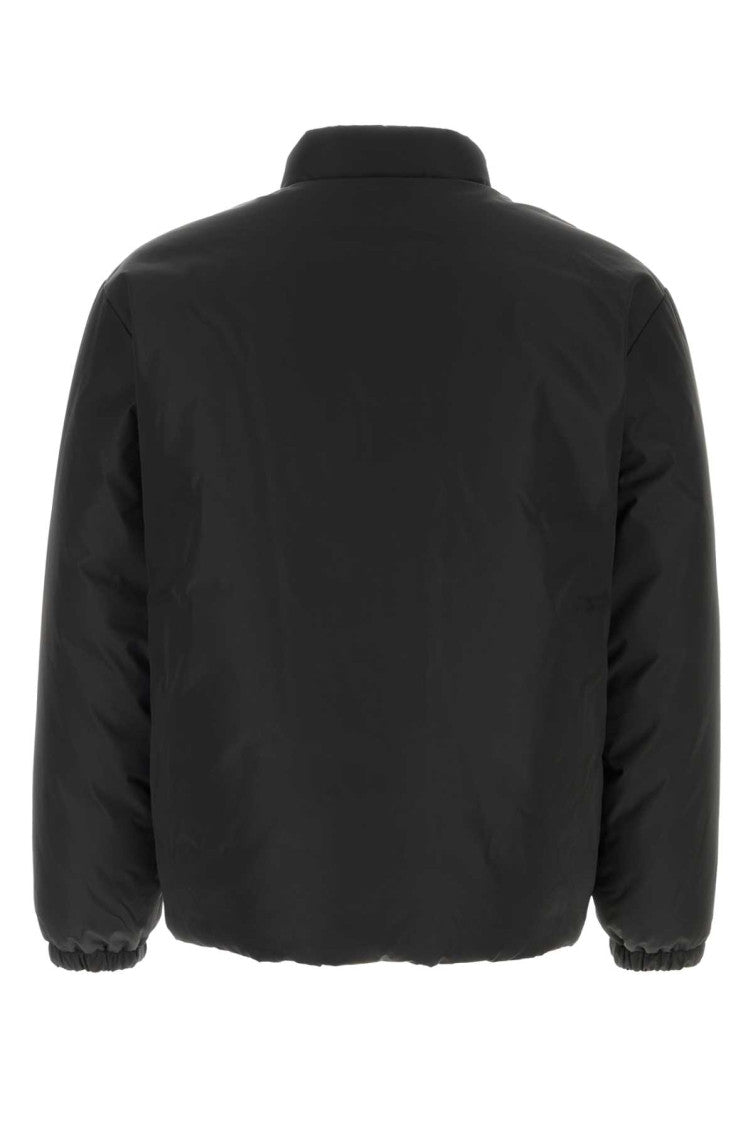 Black Mock Collar Jacket 2