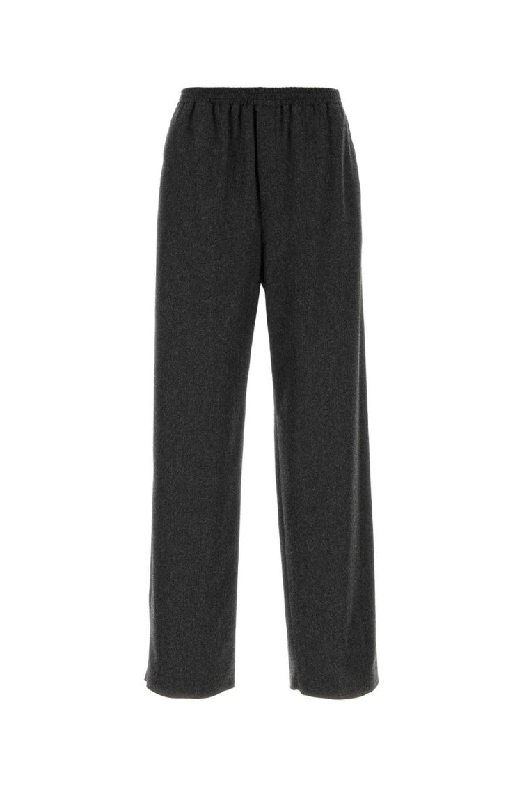 Dark Grey Straight Trousers 1
