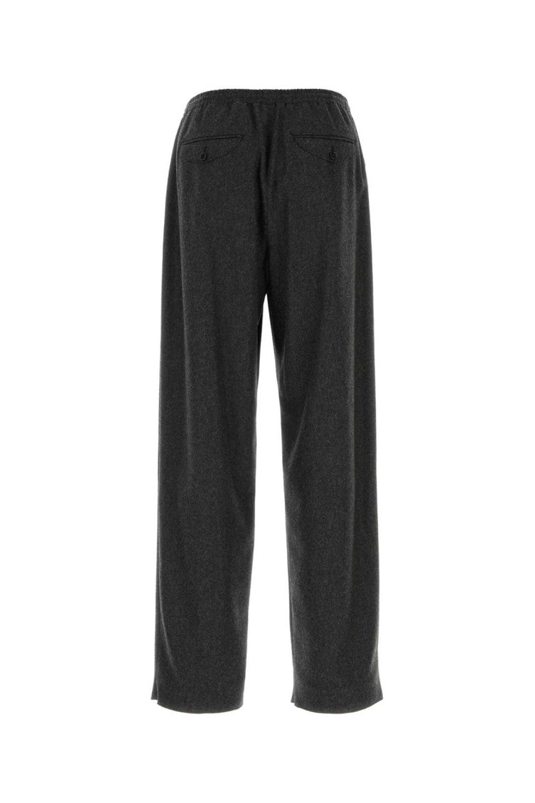 Dark Grey Straight Trousers 2