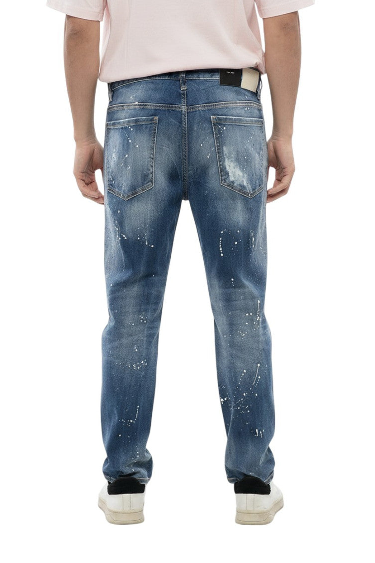 Blue Mid Rise Jeans 2