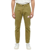 Green Flat Front Trousers 1