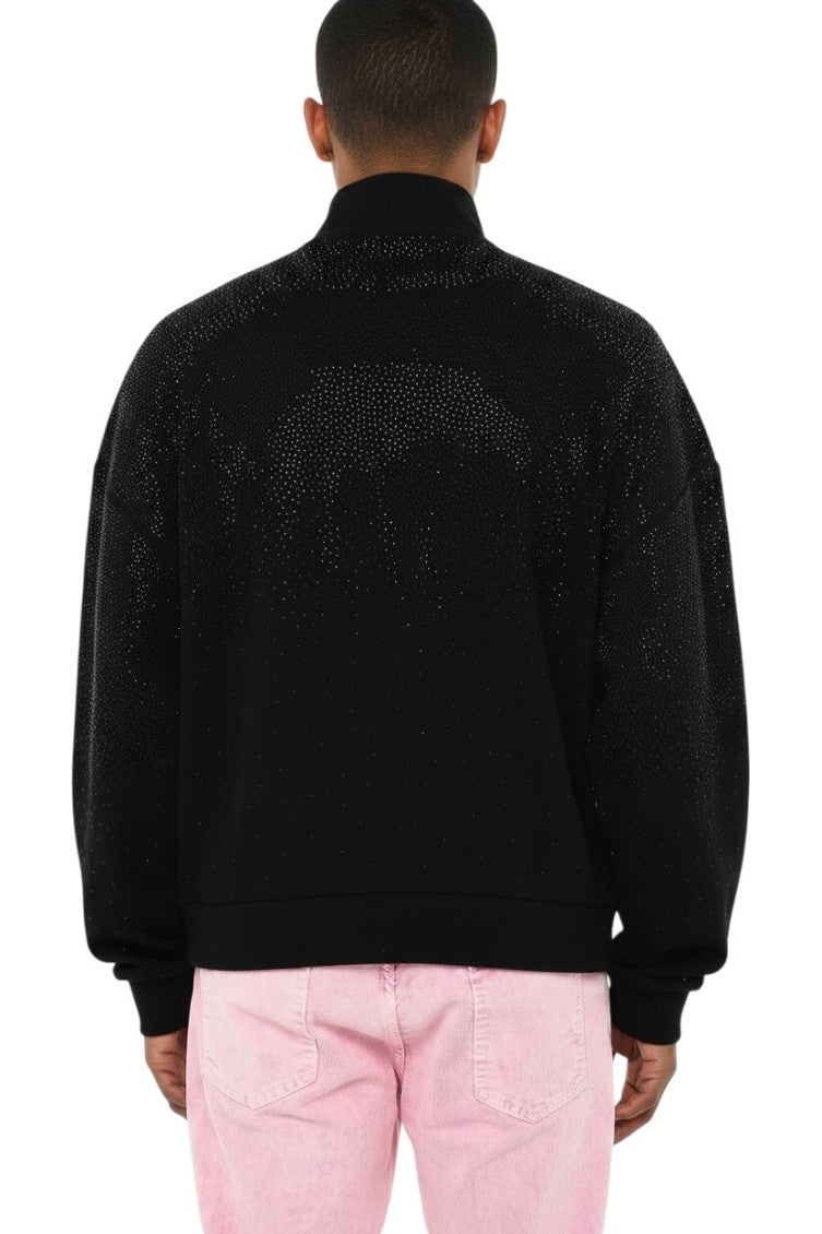 Black Band Collar Jacket 2