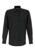 Black Regular Solid Shirt 1