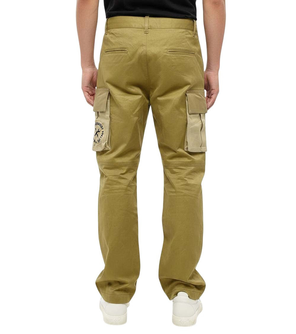 Green Straight Cargo Pants 2