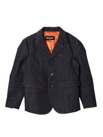 Boys Dark Blue Solid Blazer 1