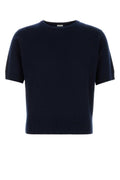 Navy Blue Knitted Sweater 1
