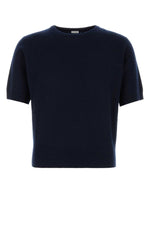 Navy Blue Knitted Sweater 1